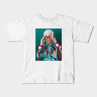 Iris Apfel Fashion Trend Kids T-Shirt